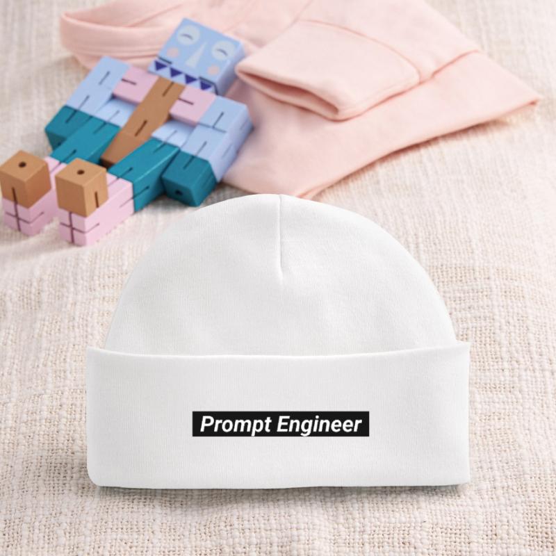 Prompt Engineer Artificial Intelligence Baby Organic Beanie