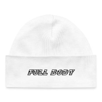 FULL BODY - Baby Organic Beanie - white - Front