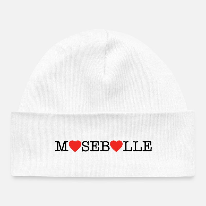 Mosebolle - Bonnet bébé bio - blanc