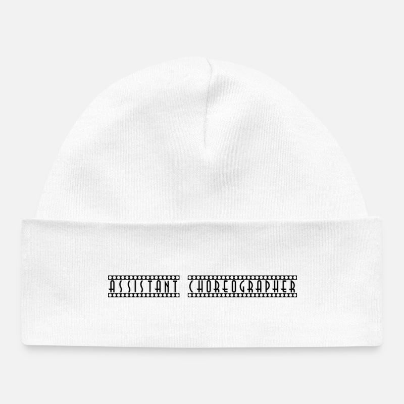 Assistant_Choreographer - Baby Organic Beanie - white