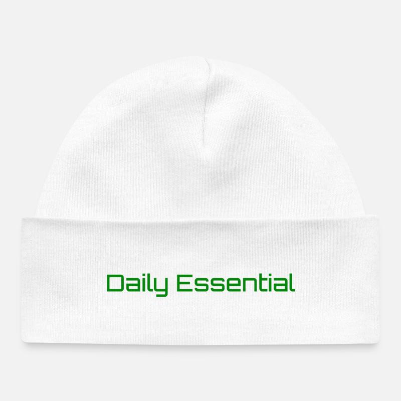 Essential Piece - Baby Organic Beanie - white