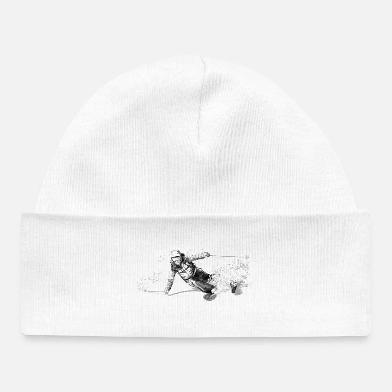 Freerider - Bonnet bébé bio - blanc