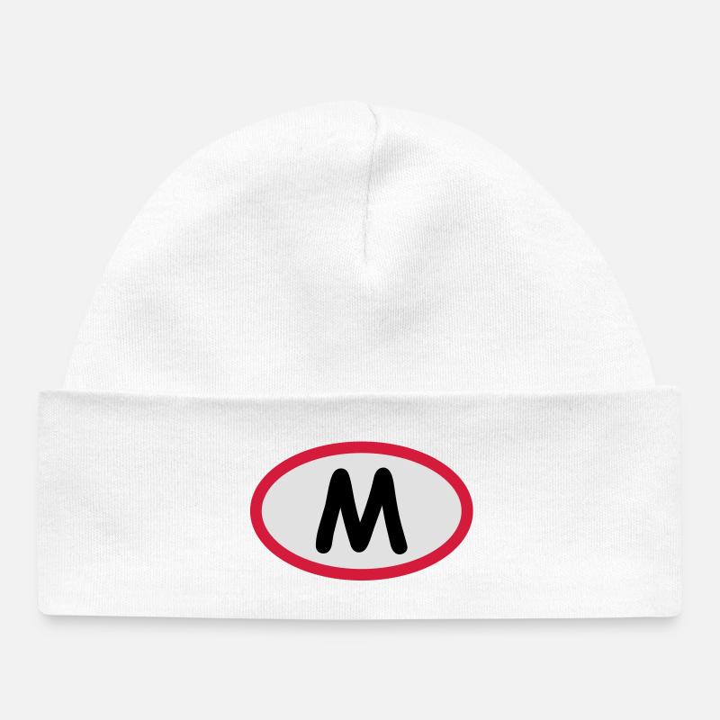M - Y'en a marre - Bonnet bébé bio - blanc