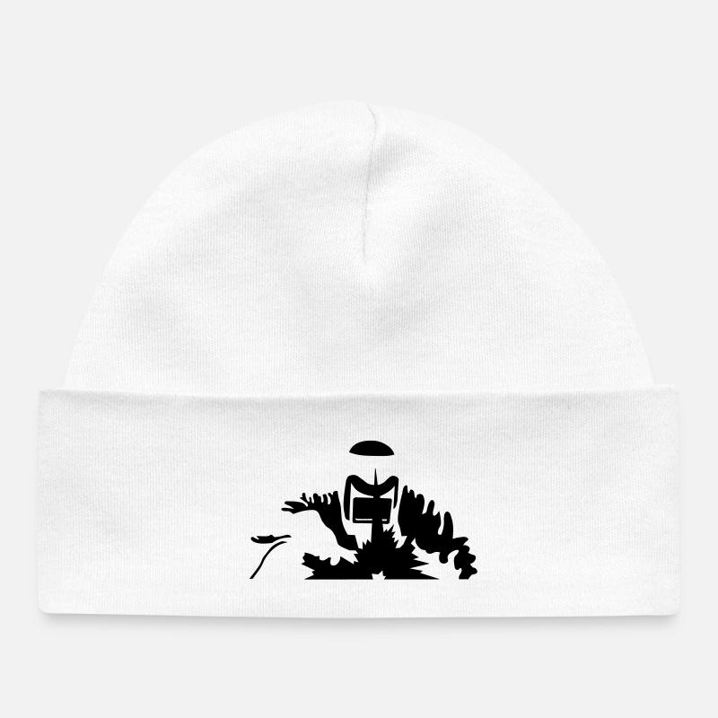 welder - Baby Organic Beanie - white