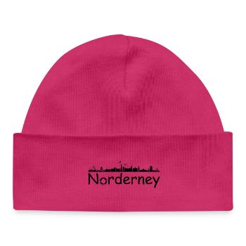 Norderney Skyline - Baby Organic Beanie - white - Front