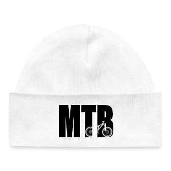 Mtb - Baby Organic Beanie - white - Front