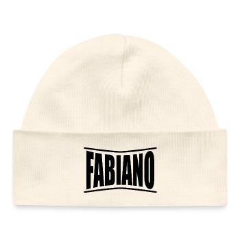 t-shirt Fabiano t-shirt gift idea - Baby Organic Beanie - white - Front