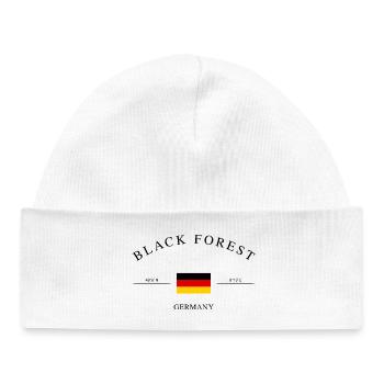 Forêt-Noire Allemagne Souvenir et cadeau de vacances - Bonnet bébé bio - blanc - Devant