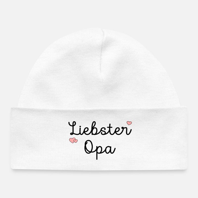 Grand-père Très Cher Papi - Bonnet bébé bio - blanc