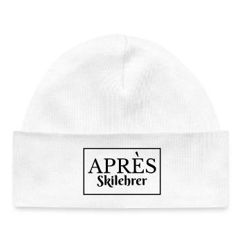 Après Ski Moniteur Humour Party - Bonnet bébé bio - blanc - Devant