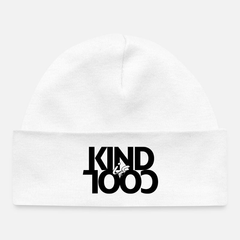 Le genre c’est cool - Bonnet bébé bio - blanc