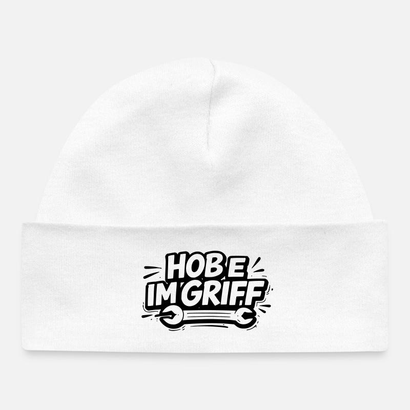 Hobe sous contrôle - Bonnet bébé bio - blanc