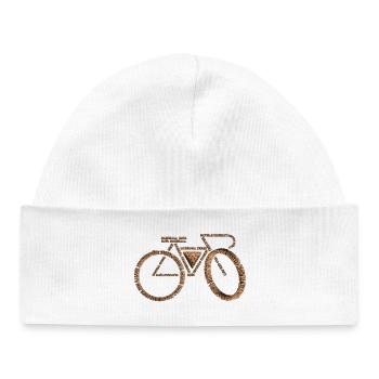 Bicycle Languages VCookie - Bonnet bébé bio - blanc - Devant