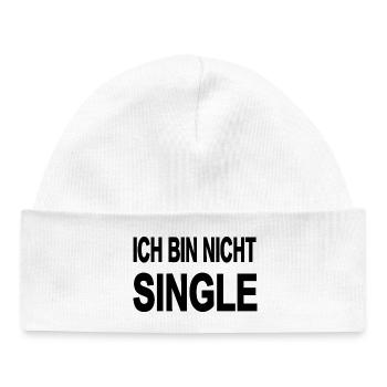 Single - Baby Organic Mütze - Weiß - Vorne
