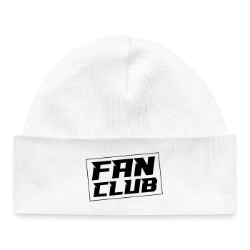 Fan Club - Bonnet bébé bio - blanc - Devant