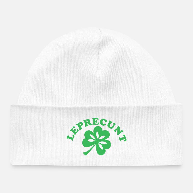 Drôle de la Saint-Patrick irlandaise sarcastique - Bonnet bébé bio - blanc
