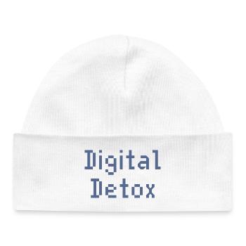 Pixel Grid Digital Toolkit - Baby Organic Beanie - white - Front