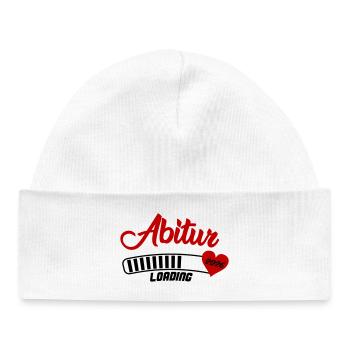 Abitur 2026 Heart Design Shirt - Baby Organic Beanie - white - Front