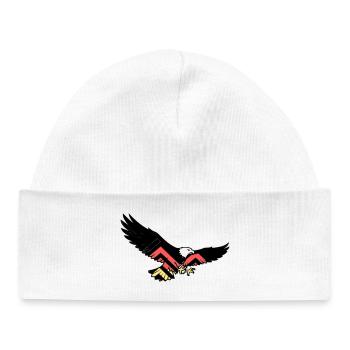 Adler Germany Fan Flag - Baby Organic Beanie - white - Front