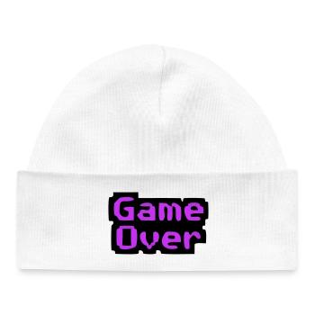 Game Over Pixel Retro - Bonnet bébé bio - blanc - Devant
