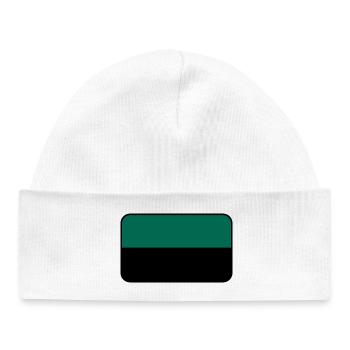Logo du drapeau Texel – Island Wear - Bonnet bébé bio - blanc - Devant