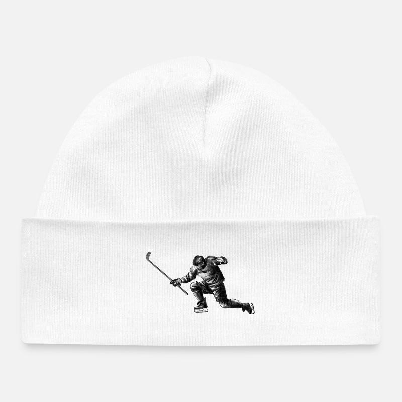goal - Bonnet bébé bio - blanc