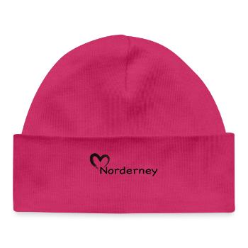 A heart for Norderney - Baby Organic Beanie - white - Front