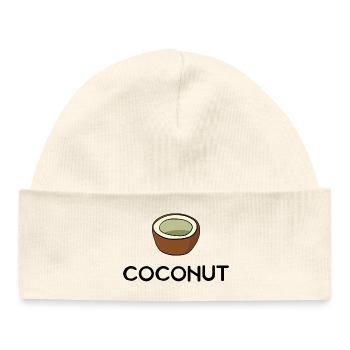 coconut - Baby Organic Beanie - white - Front