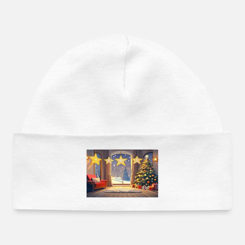 Réveillon - Bonnet bébé bio - blanc