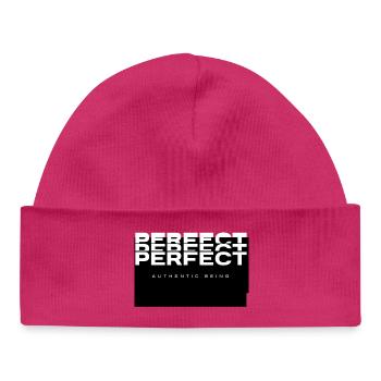 Perfect Identity Bold Typography - Baby Organic Beanie - white - Front