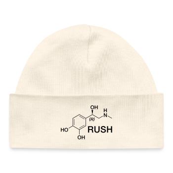 Adrenaline Rush Scientific Pattern - Baby Organic Beanie - white - Front