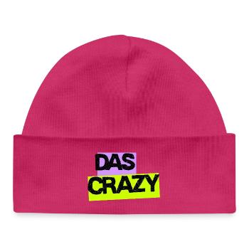 Das Crazy - Design mit Neon-Farben - Baby Organic Mütze - Weiß - Vorne