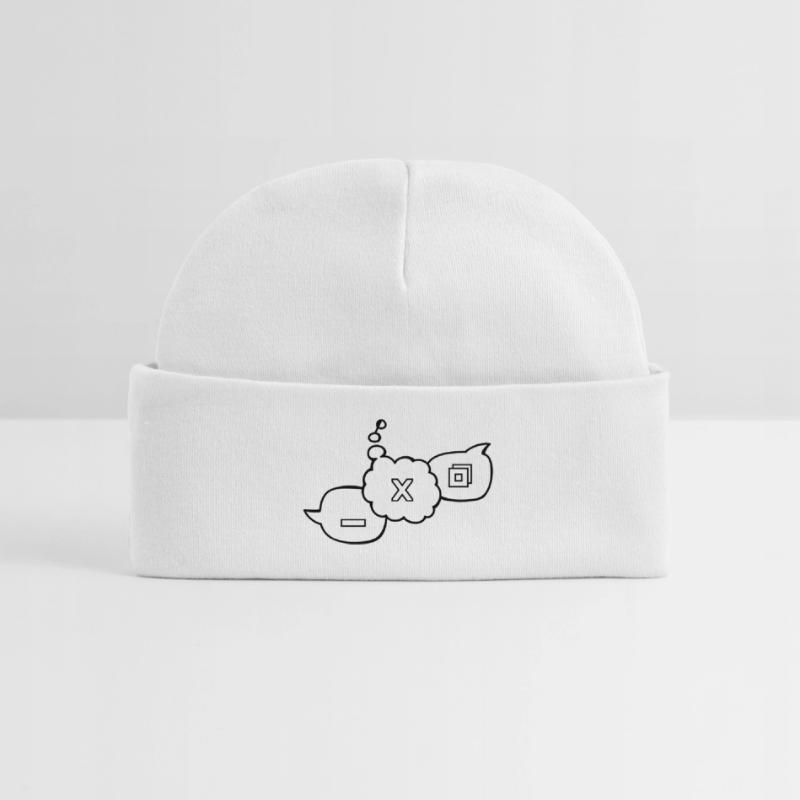 Computer speech bubbles Baby Organic Beanie