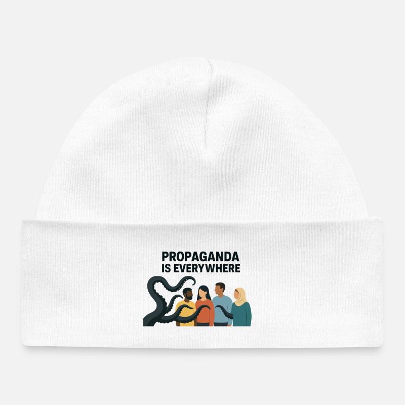 La propagande est une image de diversité partout - Bonnet bébé bio - blanc