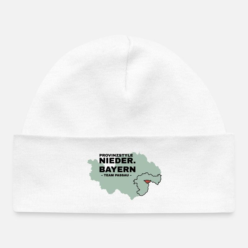 Basse-Bavière | PASSAU - Bonnet bébé bio - blanc