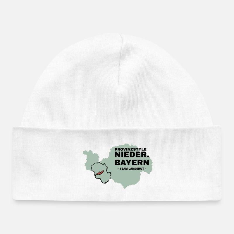 Basse-Bavière | LANDSHUT - Bonnet bébé bio - blanc