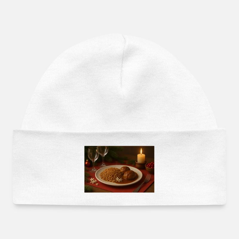 Boulettes de sarrasin dans la sauce - Bonnet bébé bio - blanc