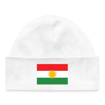 Kurdistan Flag Sun Star - Baby Organic Beanie - white - Front