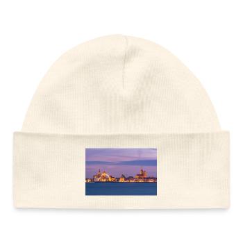 Stralsund in the evening - Baby Organic Beanie - white - Front