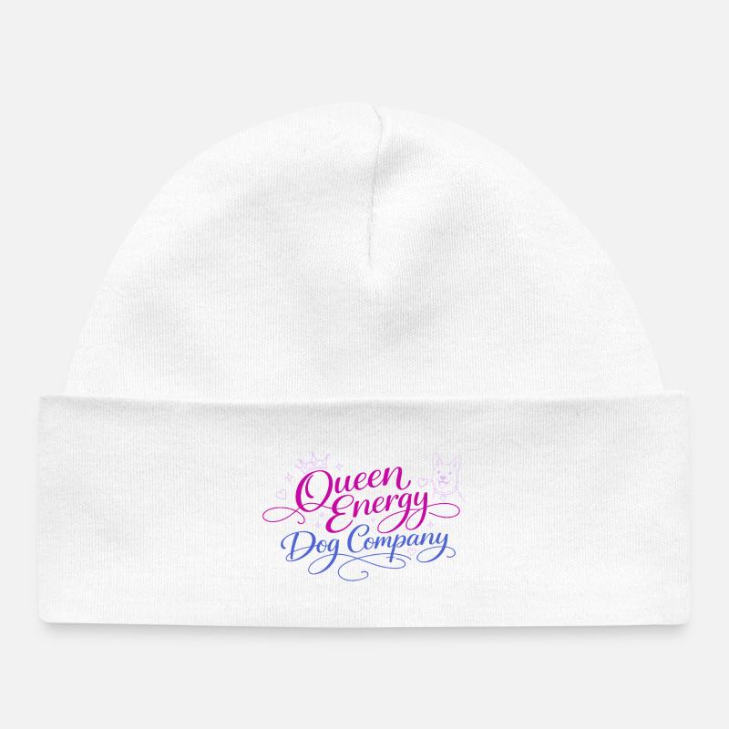 Queen Energy, Compagnie de chiens - Bonnet bébé bio - blanc