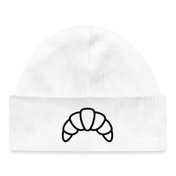 crescent - Baby Organic Beanie - white - Front