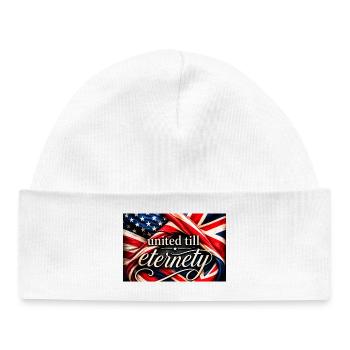 United Till Eternity Flags - Baby Organic Beanie - white - Front
