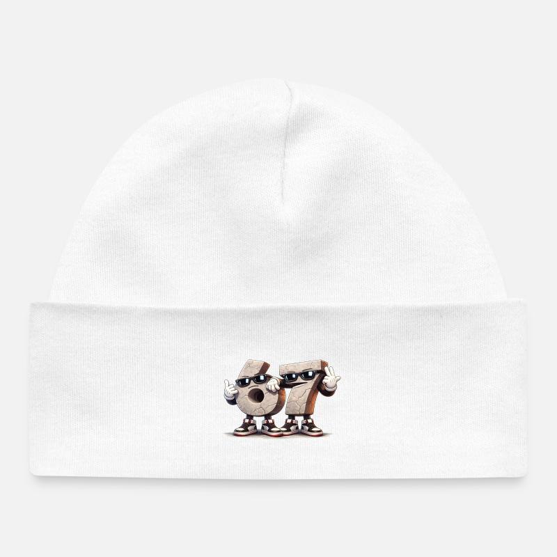 67 sixseven - Bonnet bébé bio - blanc