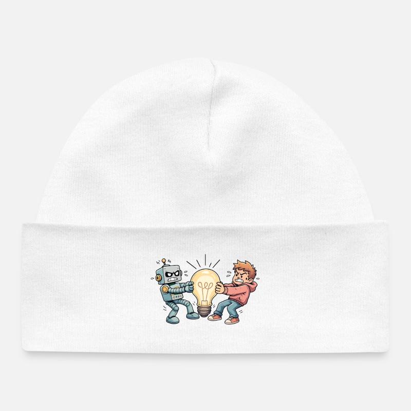 WhosIdea - Bonnet bébé bio - blanc