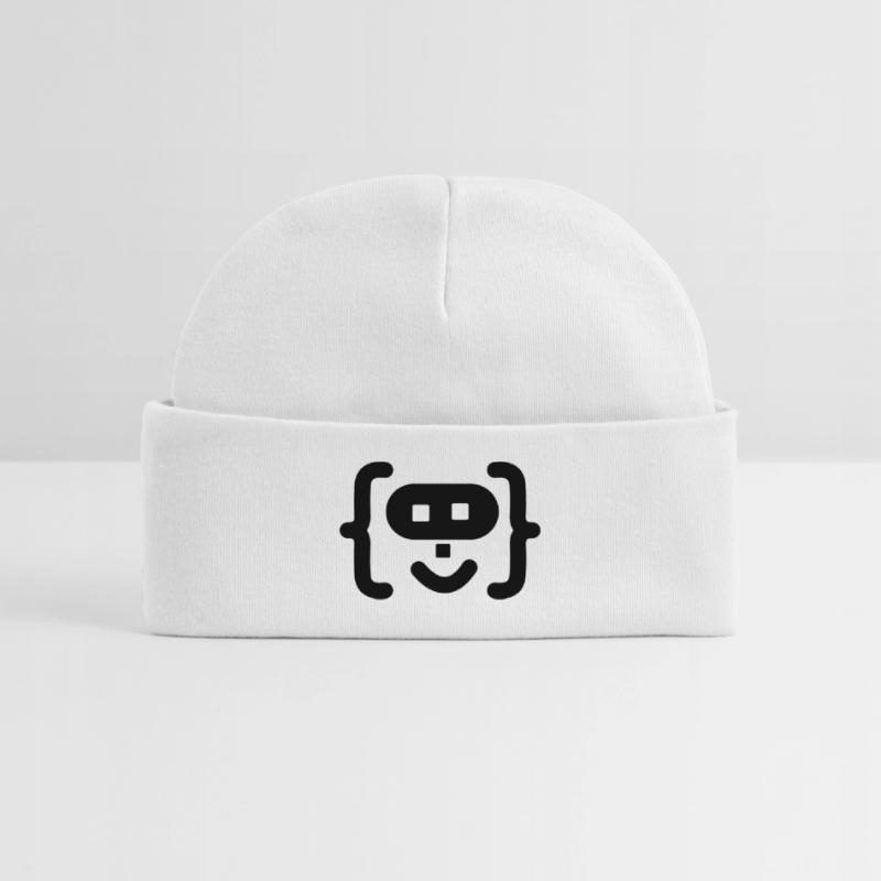 Hacker-Programmierer-Code-Logo Baby Organic Mütze