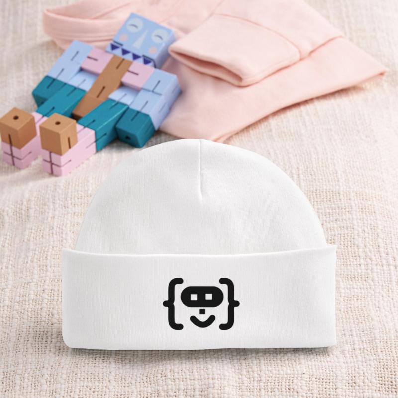 Hacker-Programmierer-Code-Logo Baby Organic Mütze