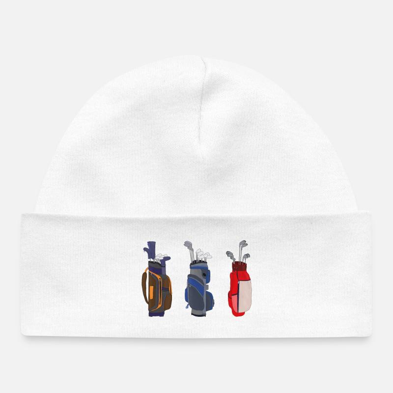 Sacs de golf géniaux - Bonnet bébé bio - blanc