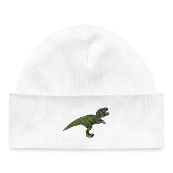 Tom T-Rex - Baby Organic Beanie - white - Front