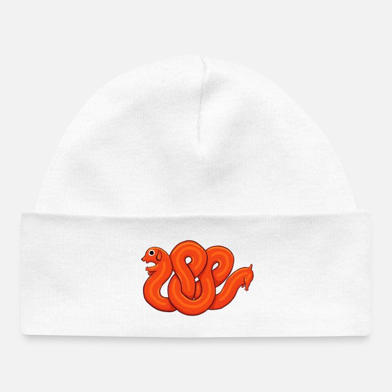 Mess - Baby Organic Beanie - white