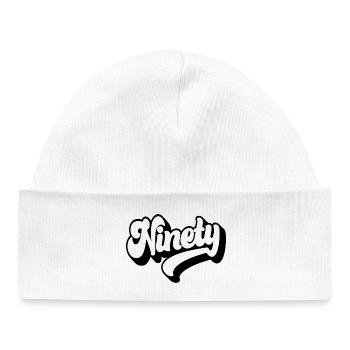 Ninety 90th Birthday Men Women 90 Years Old - Baby Organic Beanie - white - Front